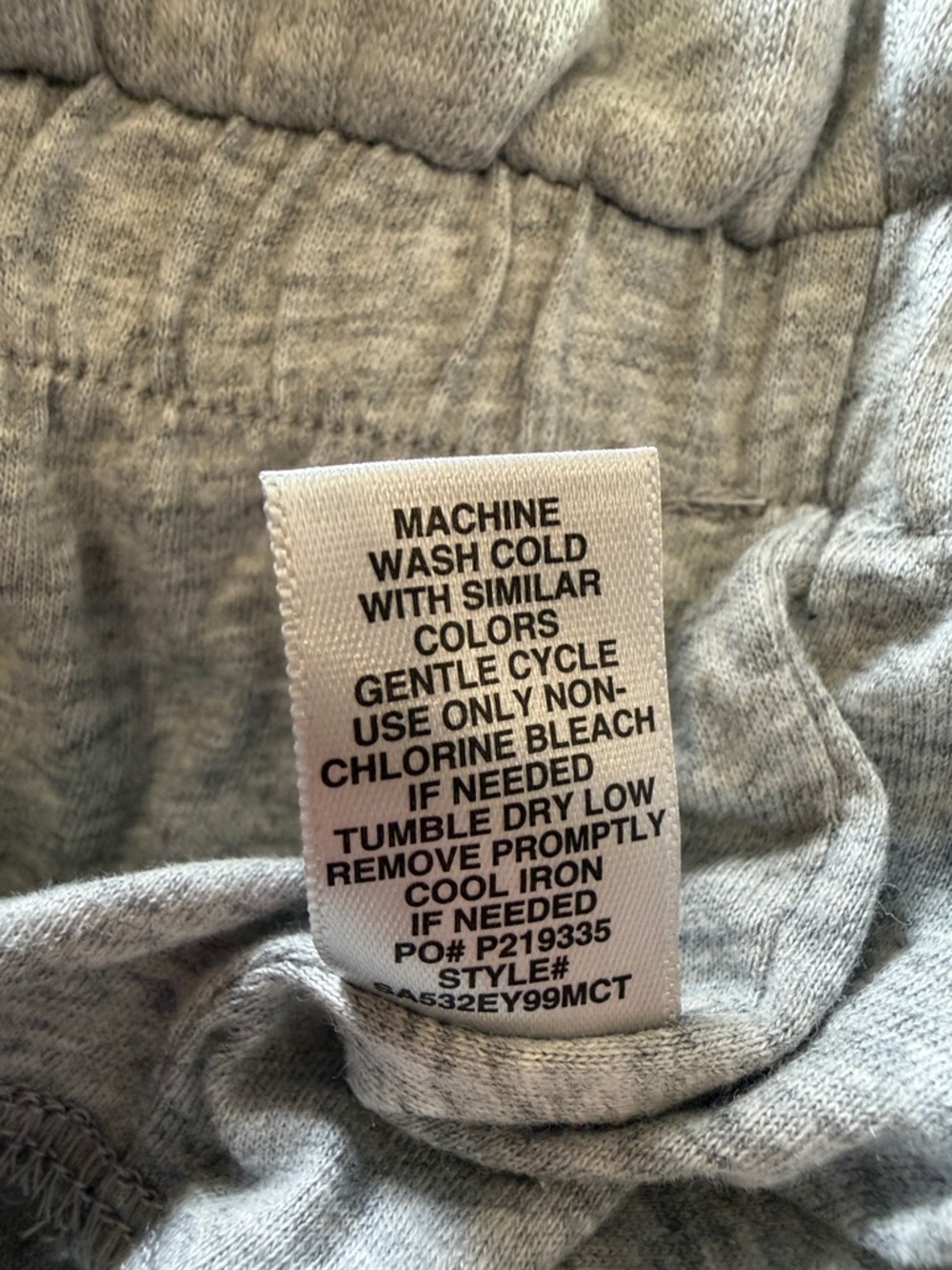Madden Girl Light Gray Speckled Crewneck Sweatshirt Size L - Picture 9 of 10